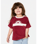Rip Curl Road Trip Terry Tee - Girl in PLUM
