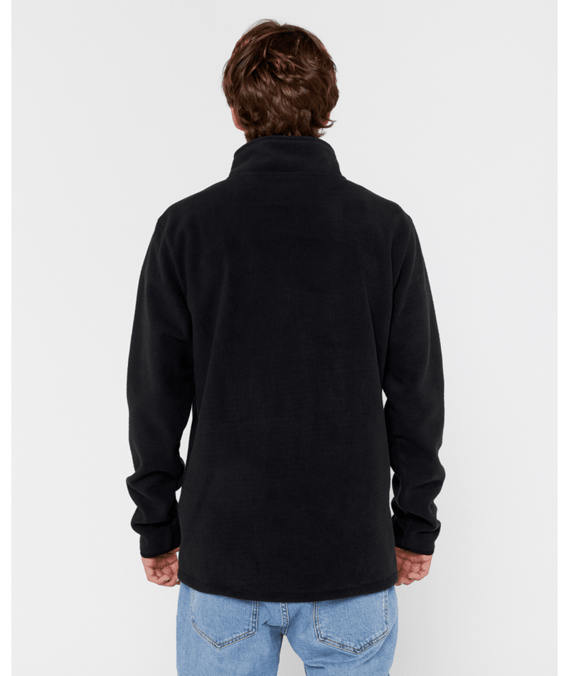 Rip Curl Search Polar Fleece Crew in BLACK