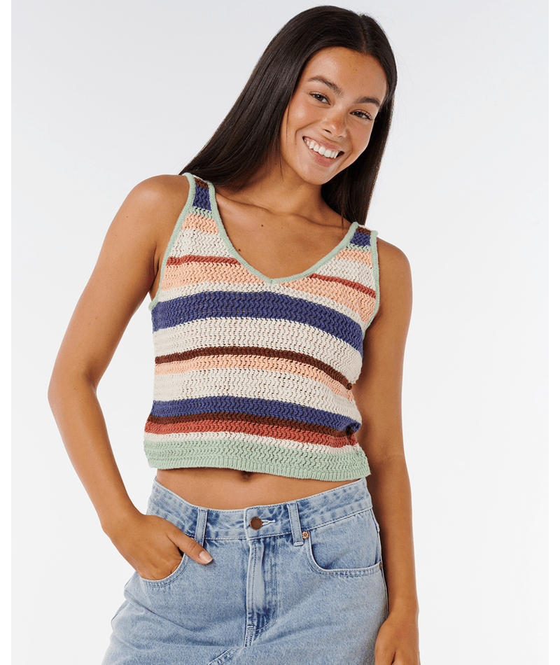 Rip Curl Oceanic Knit Top in MULTICO