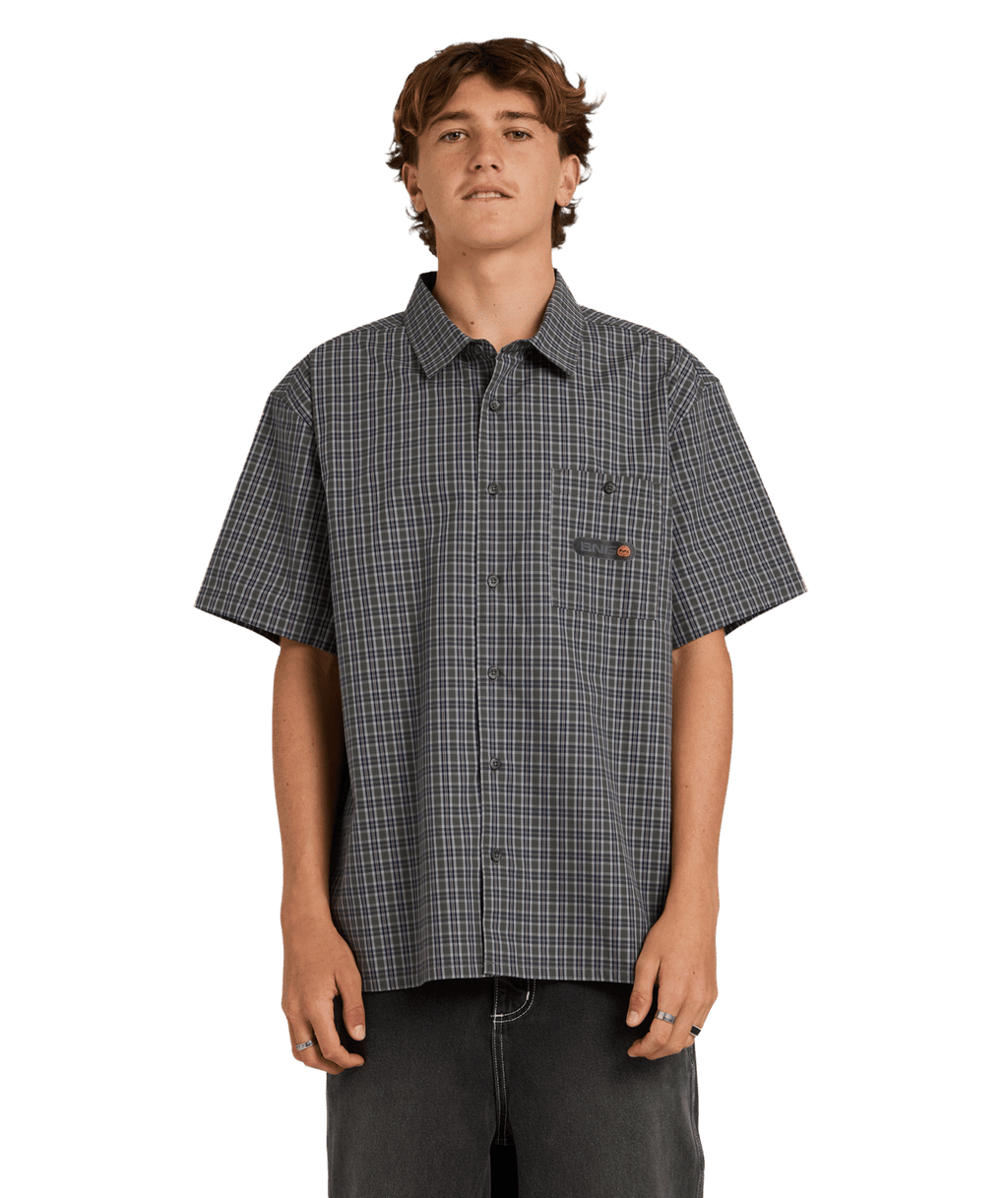 Billabong Mens Spec Mogul Shirt in FOREST