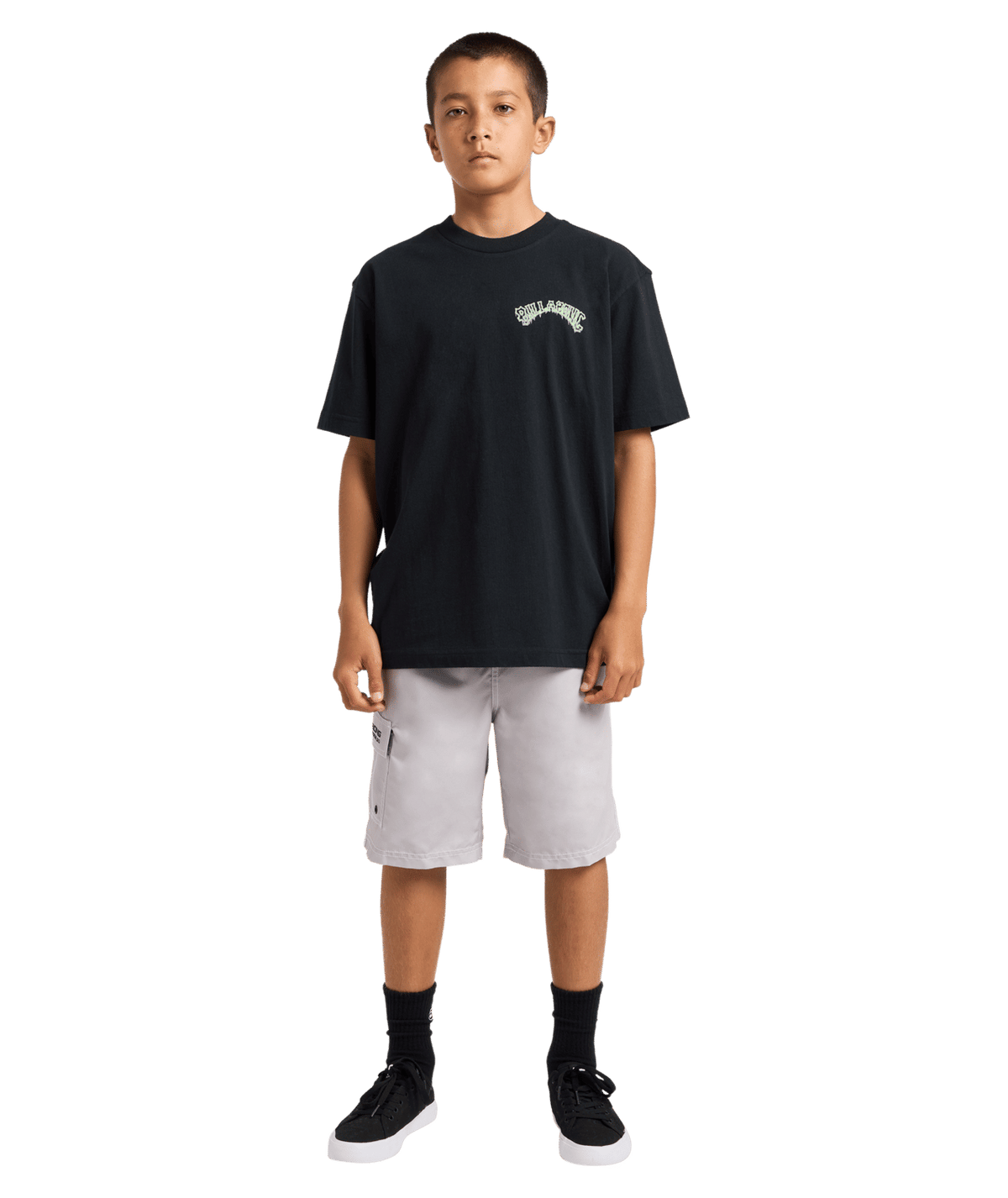 Billabong Boys 8-16 Throw On Boardshorts in ASH