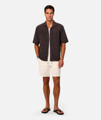 Industrie The Marbella Short Sleeve Shirt - Umber  in UMBER