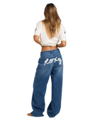 Roxy BACKSLIDER DENIM PANT in BLUE