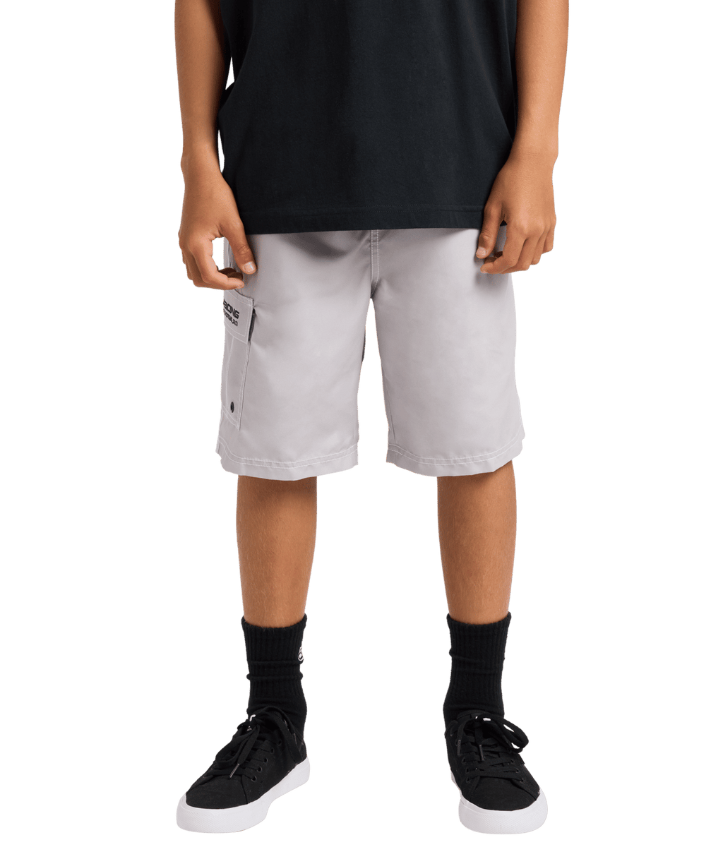 Billabong Boys 8-16 Throw On Boardshorts in ASH