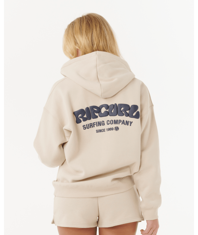 Rip Curl Surf Puff Heritage Hood in NATURAL