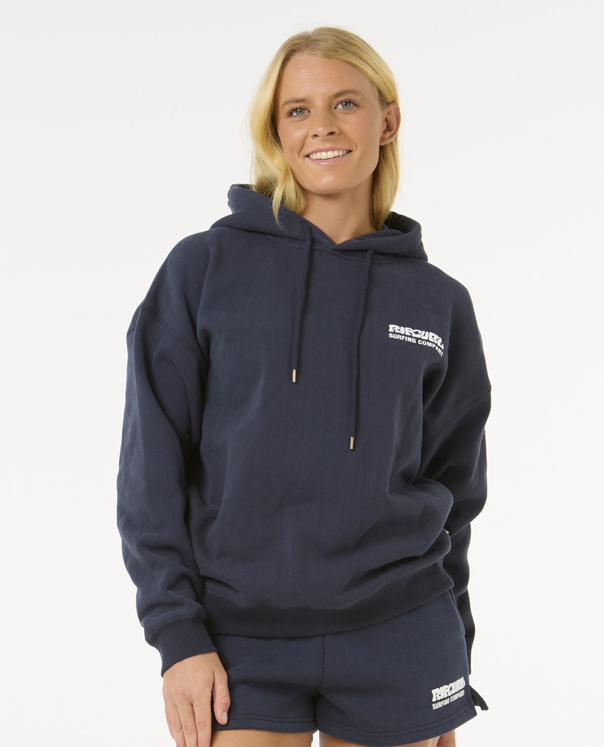 Rip Curl Surf Puff Heritage Hood in NAVY