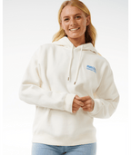 Rip Curl Surf Puff Heritage Hood in BONE/BRIGHT BLUE