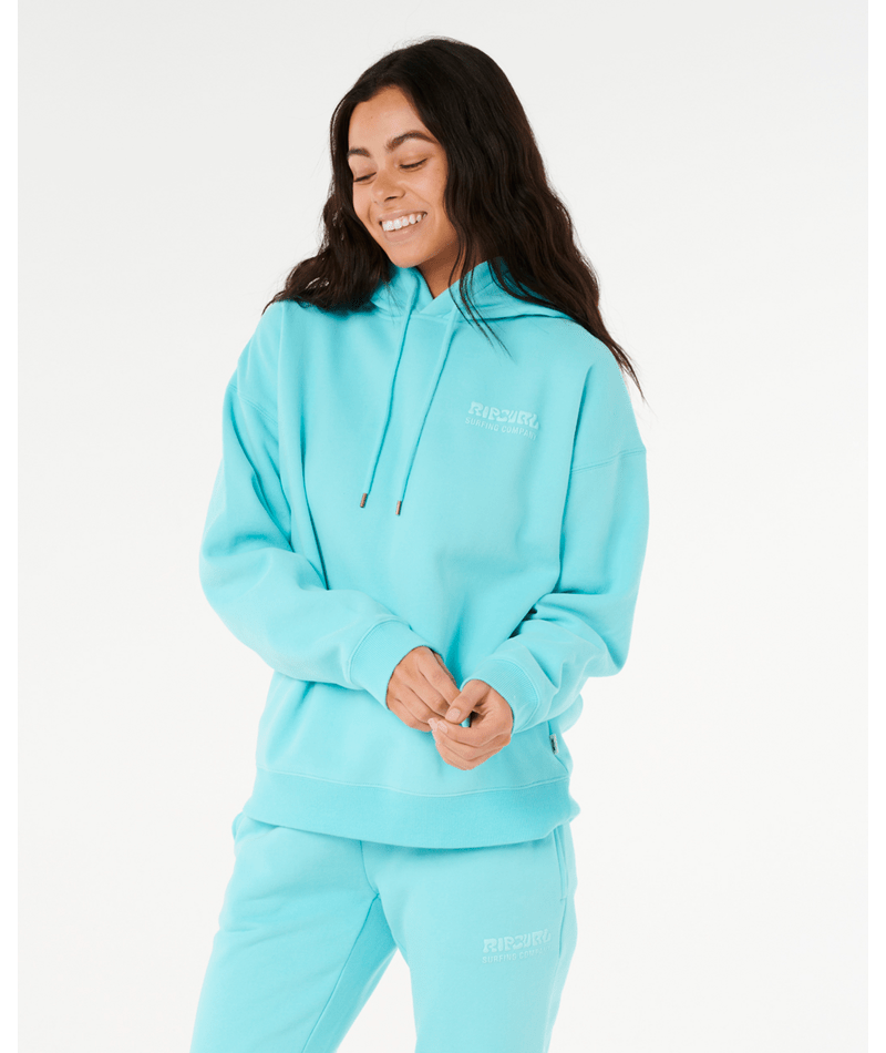 Rip Curl Surf Puff Heritage Hood in ELECTRIC BLUE