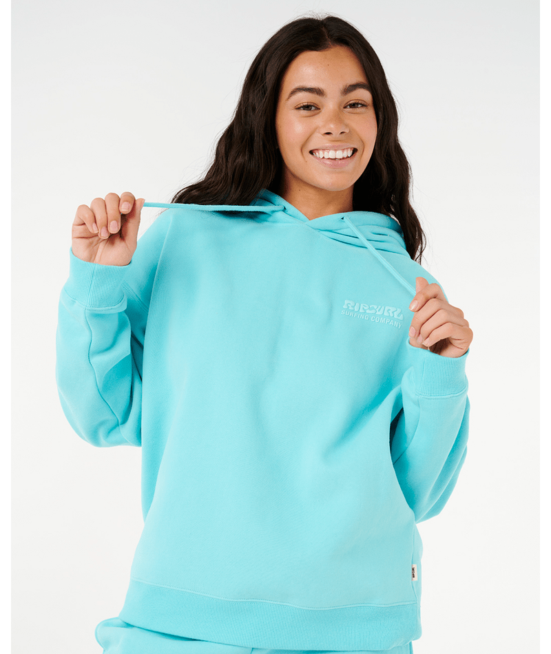 Rip Curl Surf Puff Heritage Hood in ELECTRIC BLUE