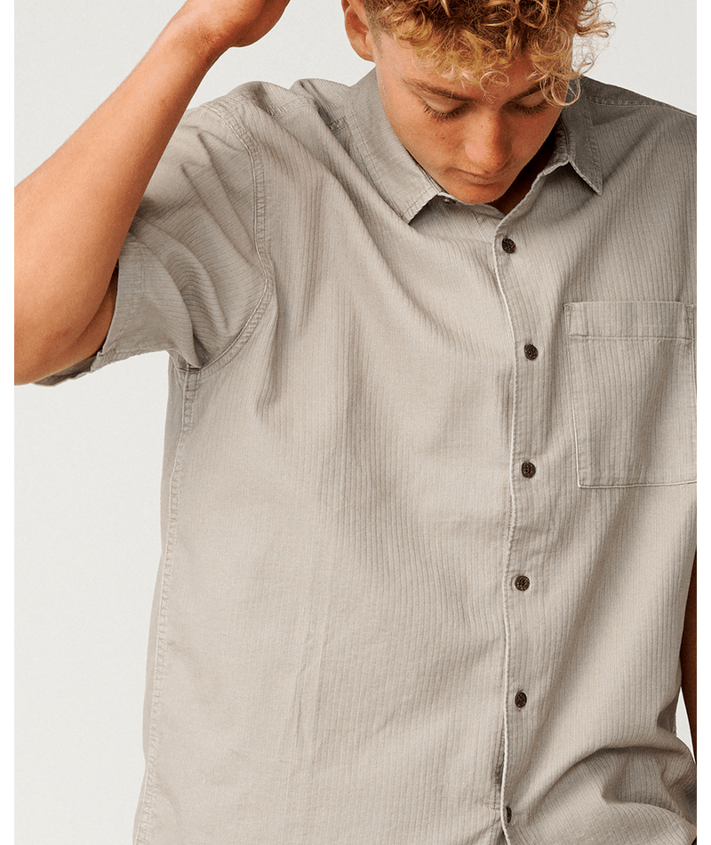 Rip Curl Premium Surf S/S Shirt in STONE