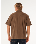 Rip Curl Premium Surf Check S/S in COFFEE