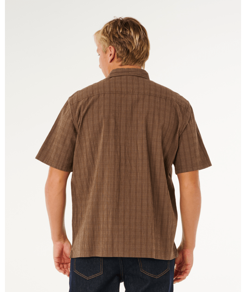 Rip Curl Premium Surf Check S/S in COFFEE