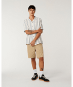 Rip Curl Classic Surf Weaver S/S Shirt in BONE