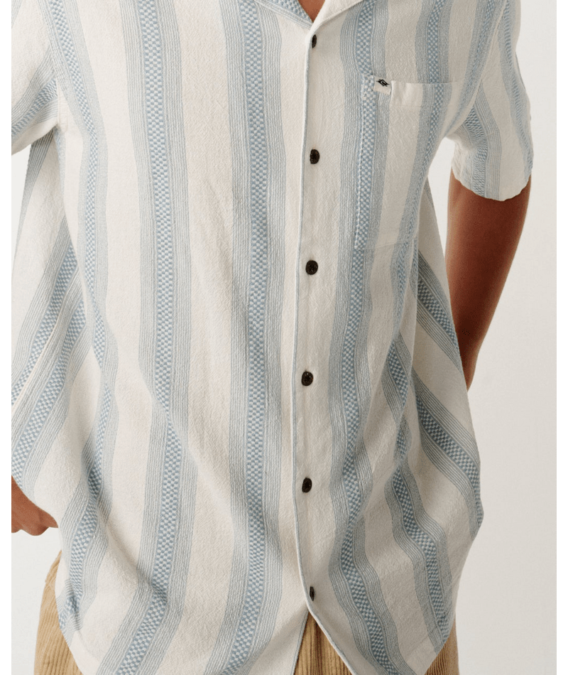 Rip Curl Classic Surf Weaver S/S Shirt in BONE