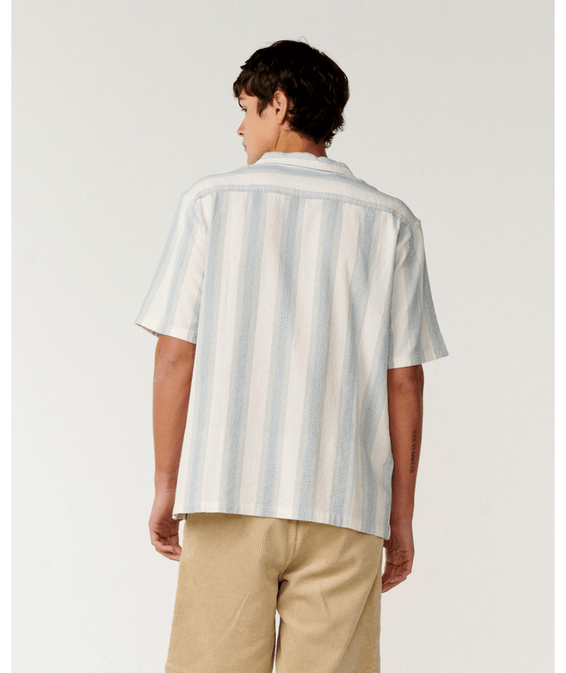 Rip Curl Classic Surf Weaver S/S Shirt in BONE