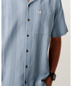 Rip Curl Classic Surf Weaver S/S Shirt in Citadel Blue