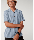 Rip Curl Classic Surf Weaver S/S Shirt in Citadel Blue