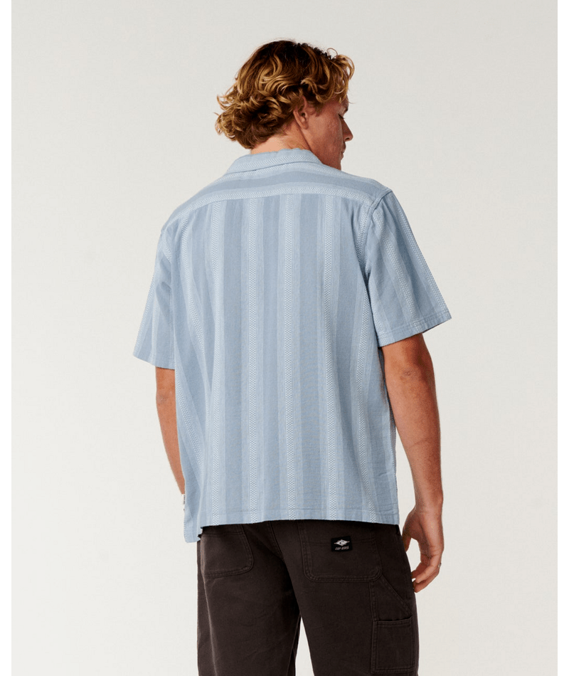 Rip Curl Classic Surf Weaver S/S Shirt in Citadel Blue