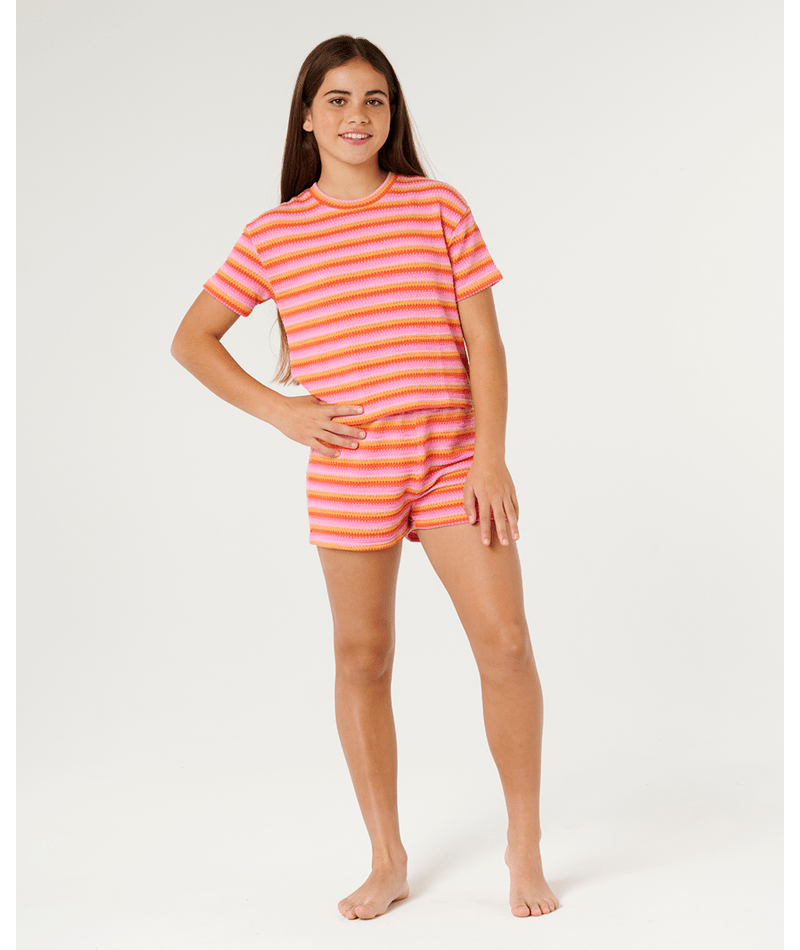 Rip Curl Tropical Dawn Bobbi Tee - Girl in TANGERINE
