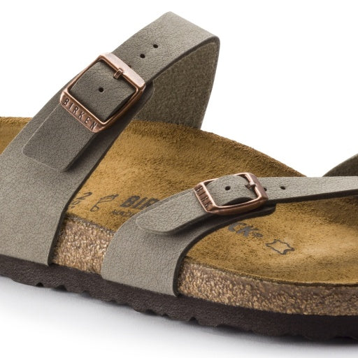 Birkenstock Mayari Stone Birkibuc Regular in Stone