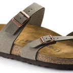 Birkenstock Mayari Stone Birkibuc Regular in Stone