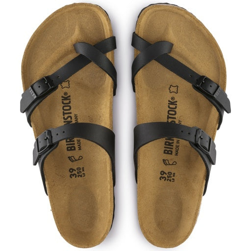 Birkenstock Mayari Black Birko-Flor Narrow in Black
