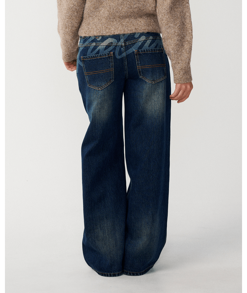 Rip Curl Archive: Baggy Low Rise Jean in DUSTY BLUE