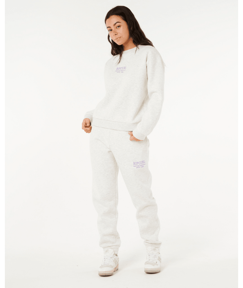 Rip Curl Surf Staple Relaxed Crew in SPORTS MARLE