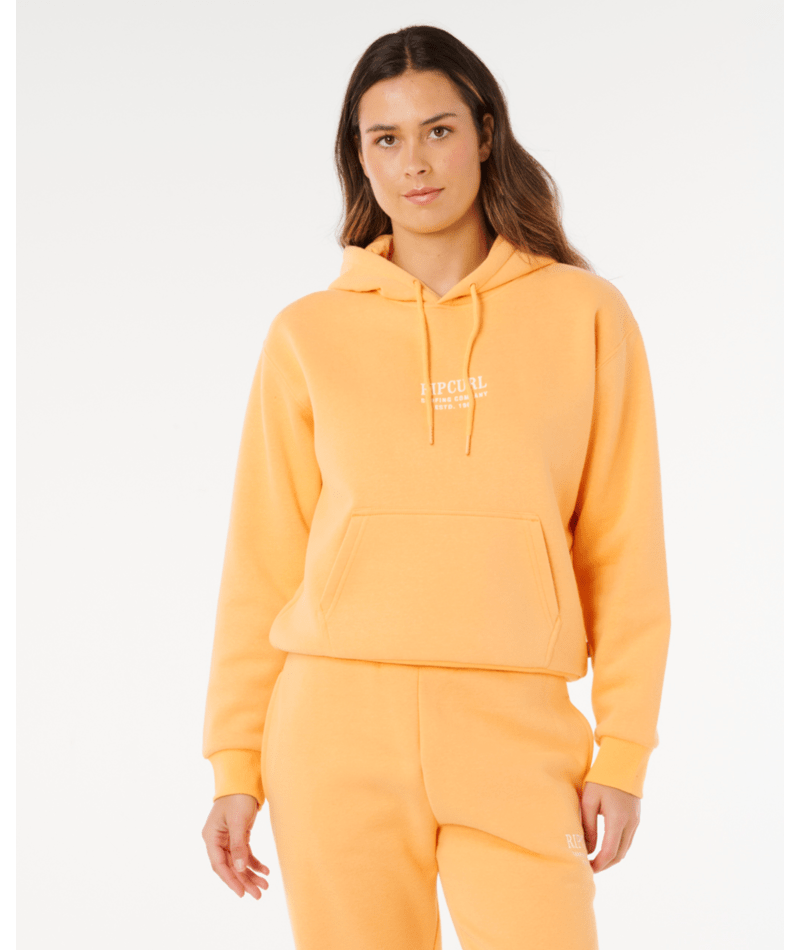 Rip Curl Surf Staple Relaxed Hood in PEACH