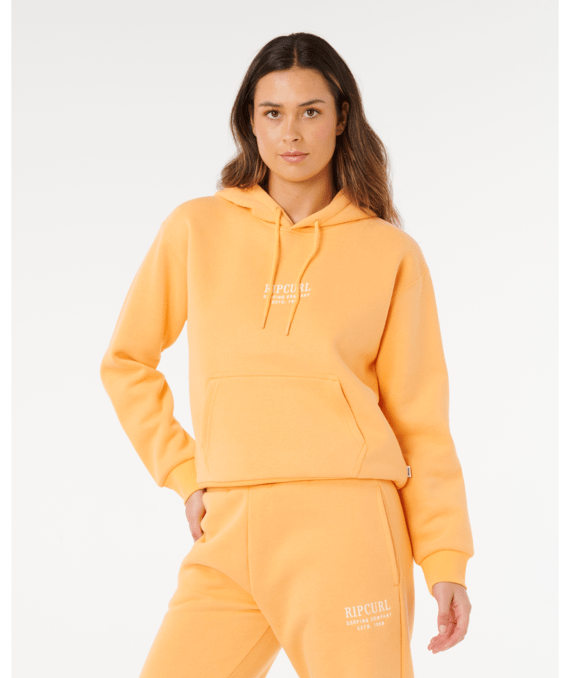 Rip Curl Surf Staple Relaxed Hood in PEACH