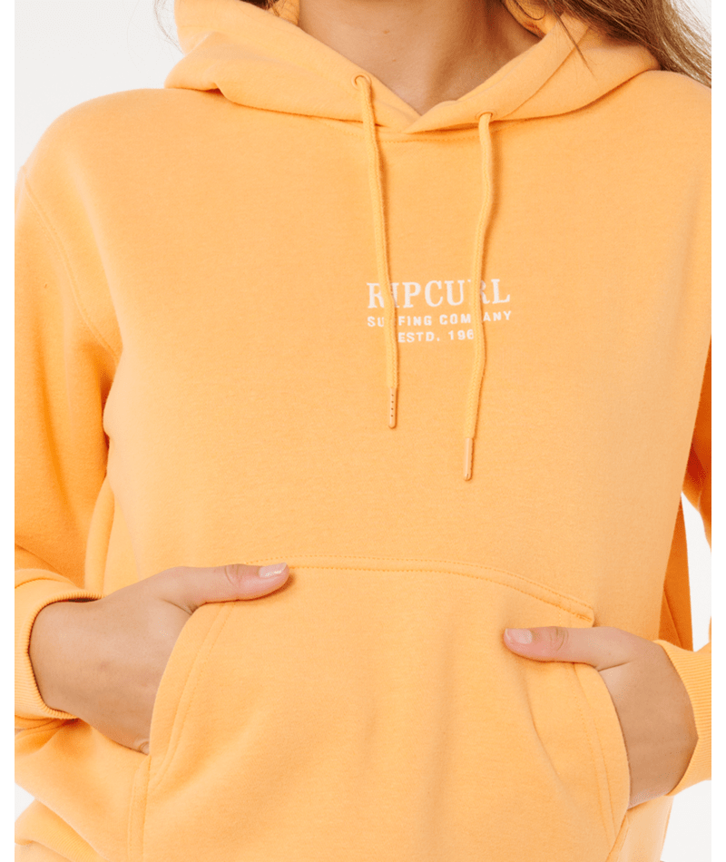 Rip Curl Surf Staple Relaxed Hood in PEACH