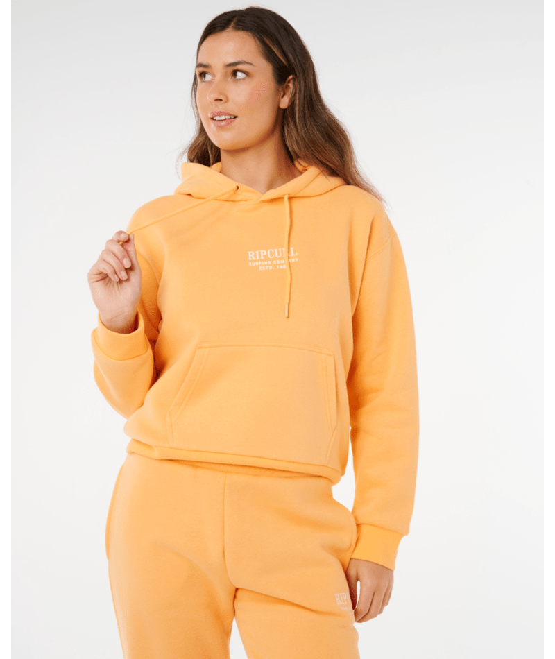 Rip Curl Surf Staple Relaxed Hood in PEACH
