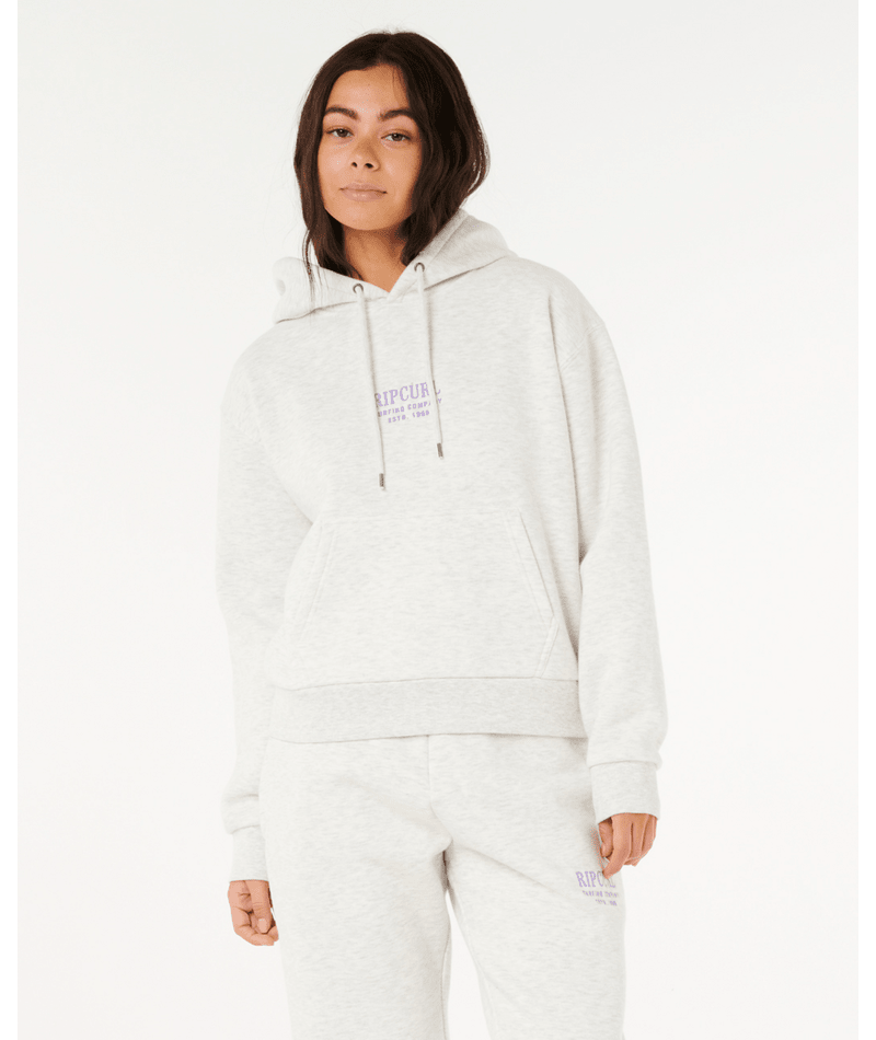 Rip Curl Surf Staple Relaxed Hood in SPORTS MARLE