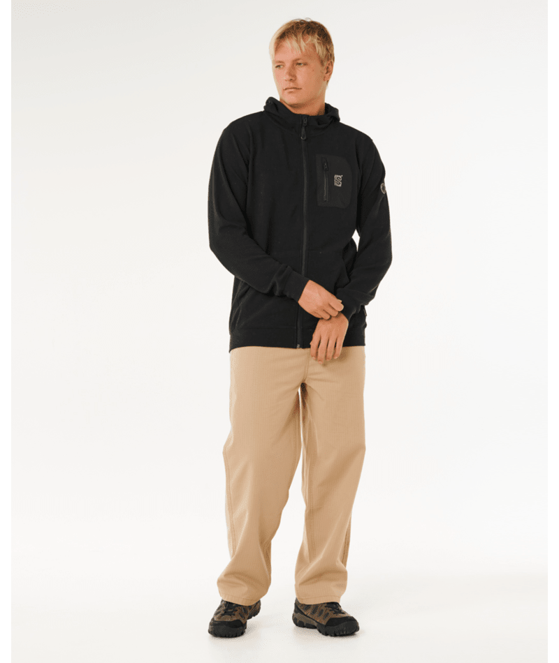 Rip Curl Vaporcool Search Z/T Hood in BLACK