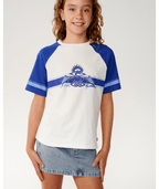 Rip Curl Dolphin Archive Relaxed Tee in BONE