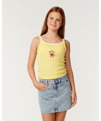 Rip Curl Island Time Tank - Girl in Yellow Sunshine