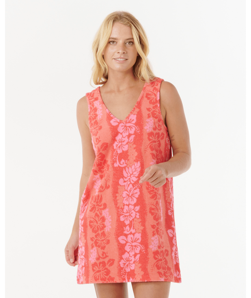 Rip Curl Keepsakes Terry Dress in WATERMELON