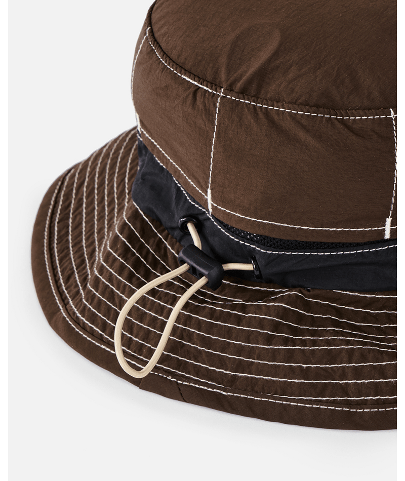 Rip Curl S-Series Packable Upf Surf Hat in DARK BROWN