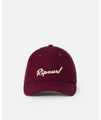 Rip Curl 3d Script Cap in Burgundy