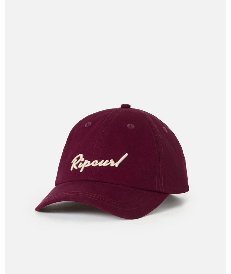 Rip Curl 3d Script Cap in Burgundy