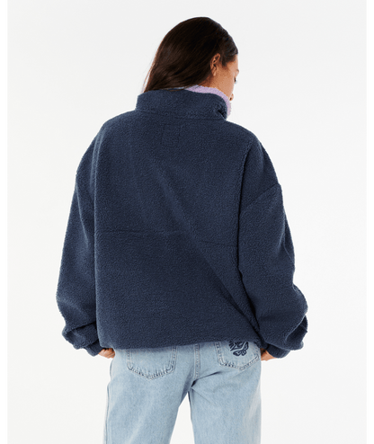 Rip Curl Neon Isles Retro Polar Fleece in NAVY