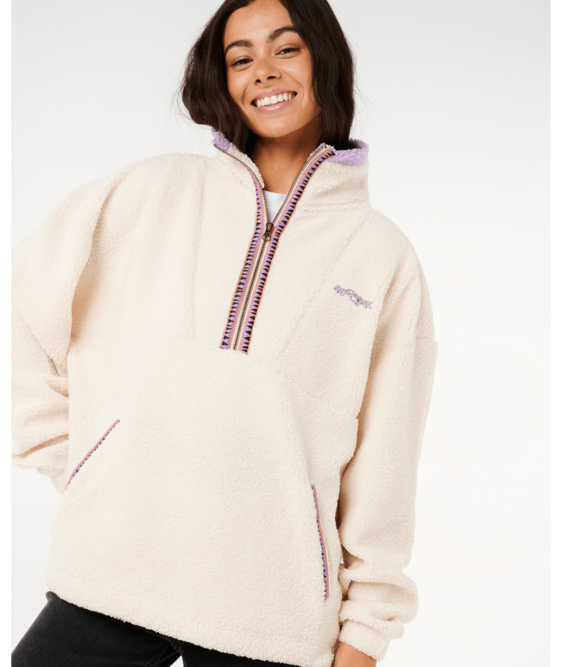 Rip Curl Neon Isles Retro Polar Fleece in LILY