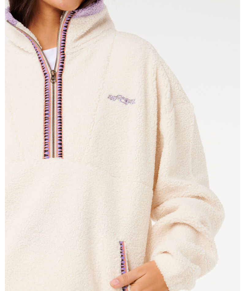 Rip Curl Neon Isles Retro Polar Fleece in LILY
