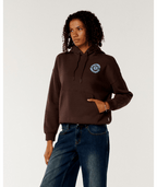 Rip Curl Surf Puff Heritage Hood P/P in Brown