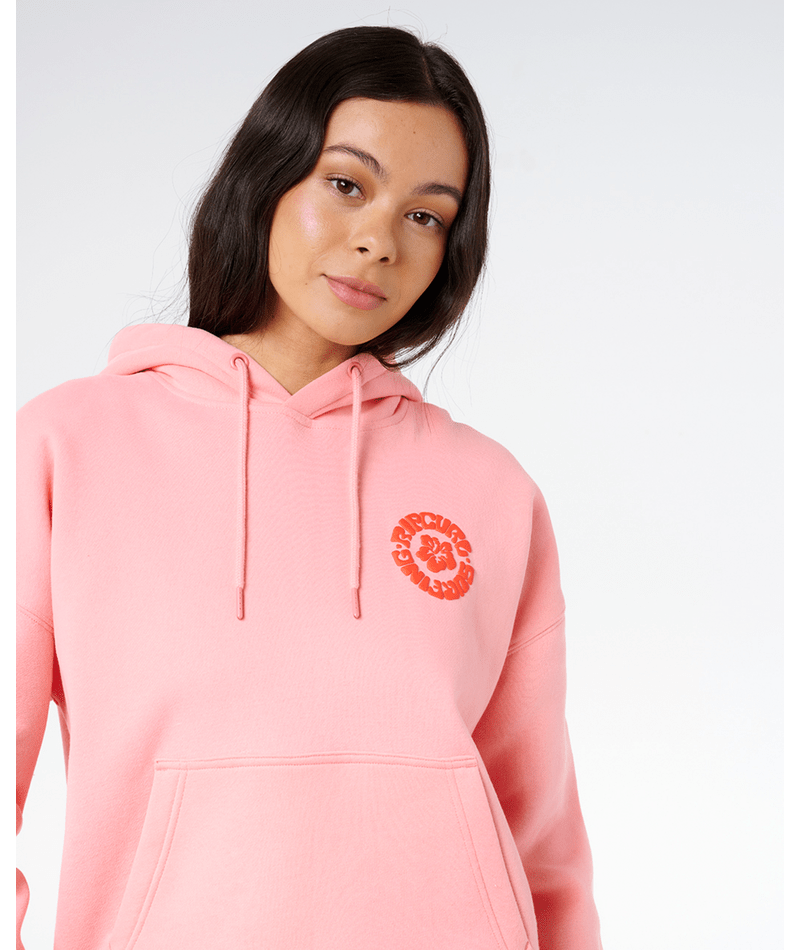 Rip Curl Surf Puff Heritage Hood P/P in PINK