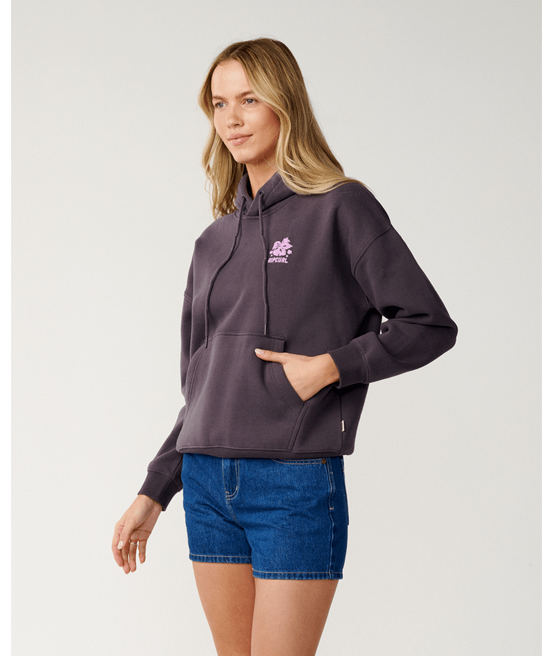 Rip Curl Surf Puff Heritage Hood P/P in NINE IRON