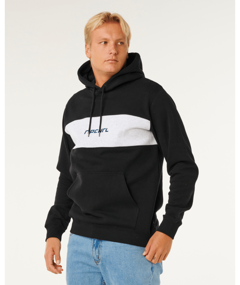 Rip Curl Undertow Hood in BLACK/WHITE