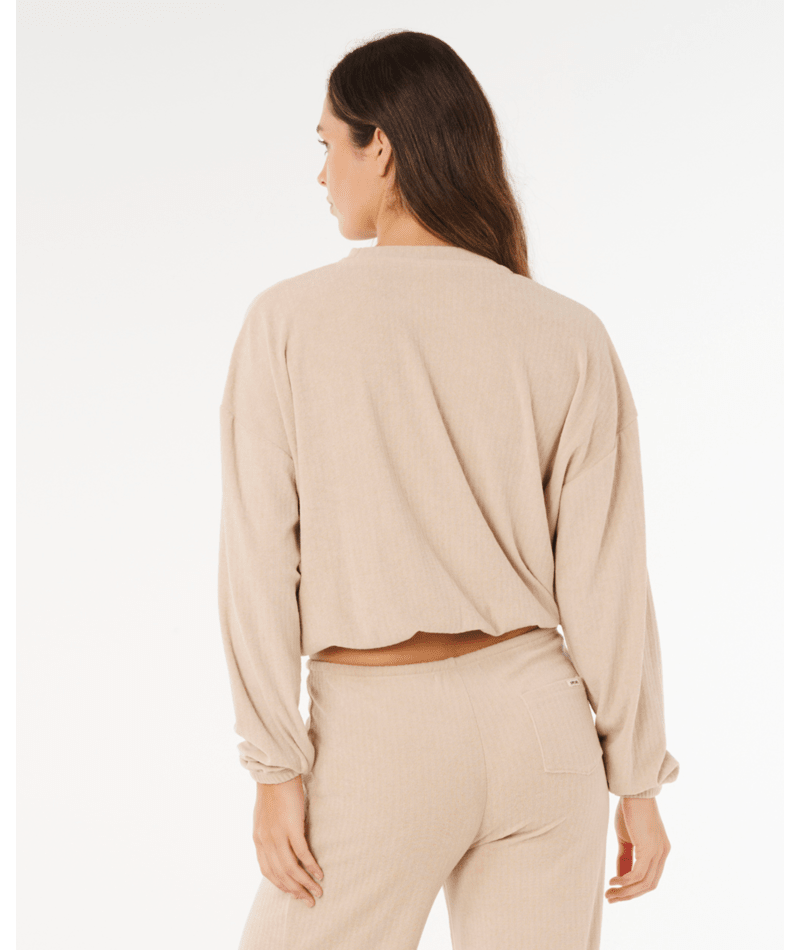 Rip Curl Cosy Cord Crew in NATURAL