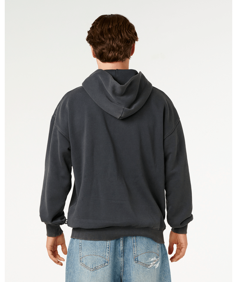Rip Curl Liquid Trips Zip Thru Hood in WASHED BLACK