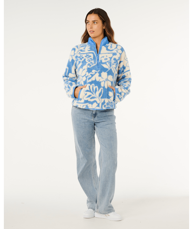 Rip Curl Party Pack Polar Fleece in BLUE